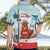 Canada Day Hawaiian Shirt Cute Beaver With Flag
