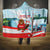 Canada Day Hooded Blanket Cute Beaver With Flag