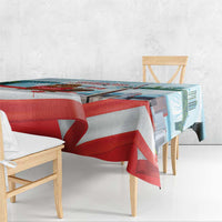 Canada Day Tablecloth Cute Beaver With Flag