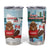 Canada Day Tumbler Cup Cute Beaver With Flag