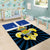 Quebec Canada Province Area Rug Fleur De Lis Coat Of Arms