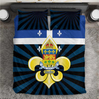 Quebec Canada Province Bedding Set Fleur De Lis Coat Of Arms