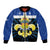 Quebec Canada Province Bomber Jacket Fleur De Lis Coat Of Arms