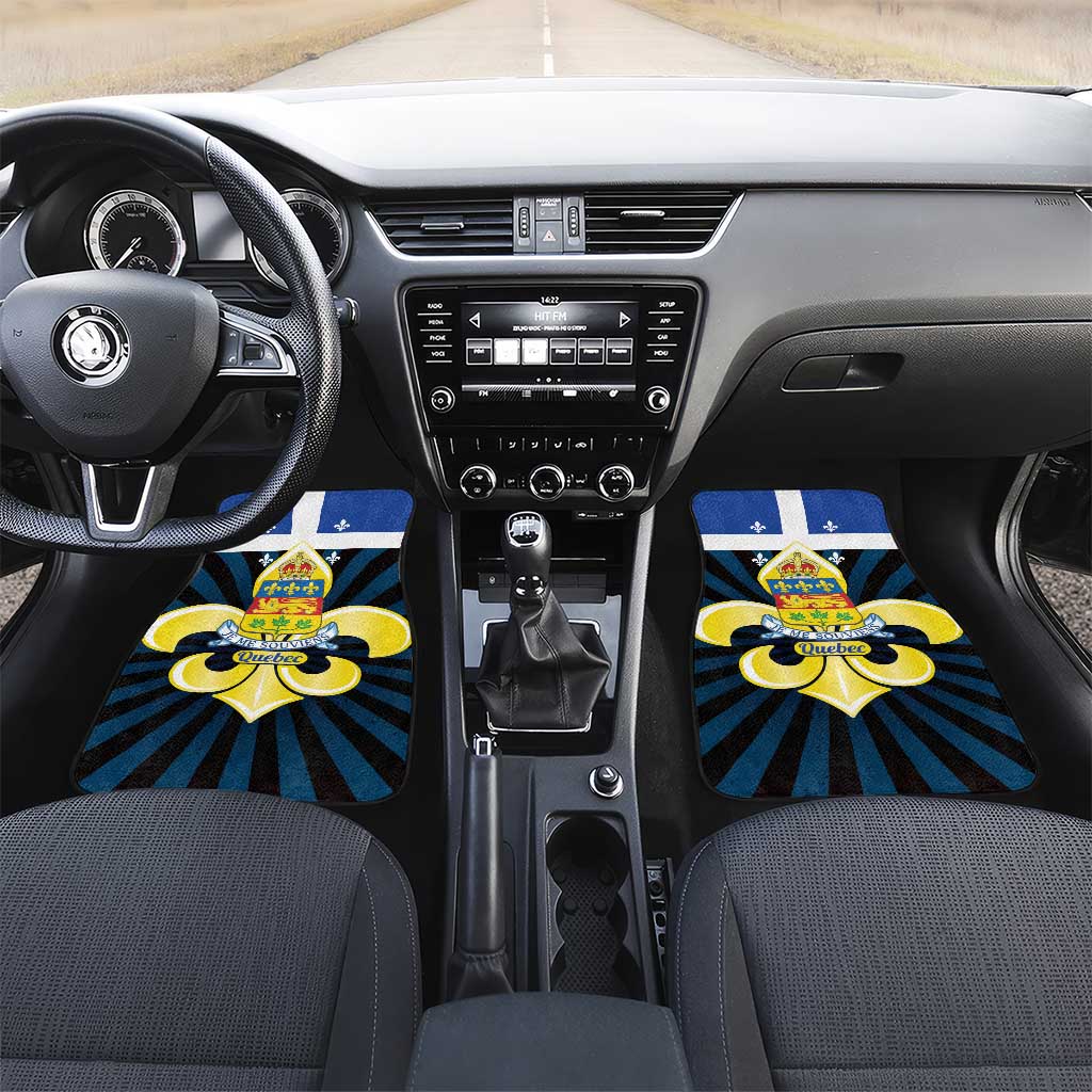 Quebec Canada Province Car Mats Fleur De Lis Coat Of Arms