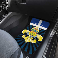 Quebec Canada Province Car Mats Fleur De Lis Coat Of Arms