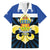 Quebec Canada Province Family Matching Off Shoulder Maxi Dress and Hawaiian Shirt Fleur De Lis Coat Of Arms