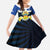 Quebec Canada Province Family Matching Puletasi and Hawaiian Shirt Fleur De Lis Coat Of Arms