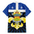 Quebec Canada Province Family Matching Short Sleeve Bodycon Dress and Hawaiian Shirt Fleur De Lis Coat Of Arms