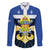 Quebec Canada Province Family Matching Summer Maxi Dress and Hawaiian Shirt Fleur De Lis Coat Of Arms
