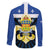 Quebec Canada Province Family Matching Summer Maxi Dress and Hawaiian Shirt Fleur De Lis Coat Of Arms