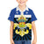 Quebec Canada Province Family Matching Summer Maxi Dress and Hawaiian Shirt Fleur De Lis Coat Of Arms