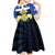 Quebec Canada Province Kid Short Sleeve Dress Fleur De Lis Coat Of Arms
