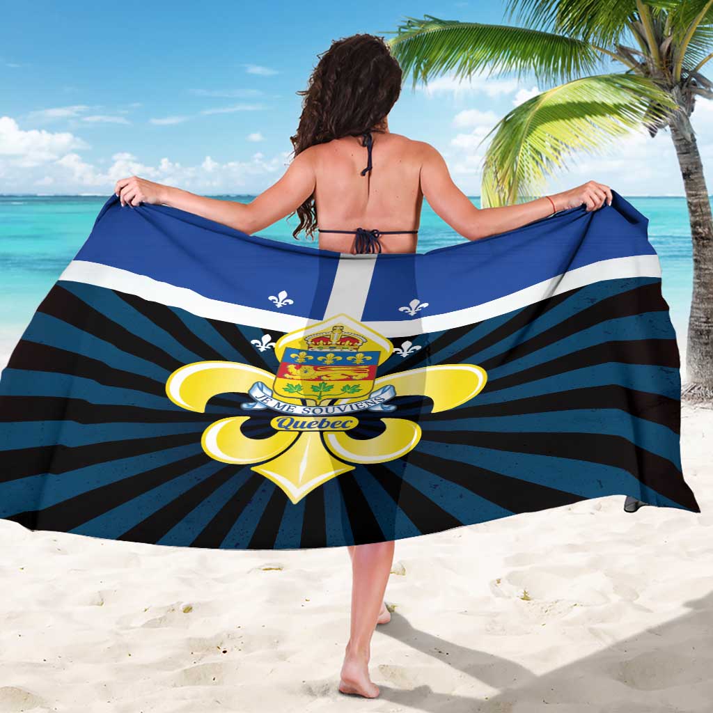 Quebec Canada Province Sarong Fleur De Lis Coat Of Arms