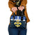 Quebec Canada Province Shoulder Handbag Fleur De Lis Coat Of Arms
