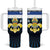 Quebec Canada Province Tumbler With Handle Fleur De Lis Coat Of Arms