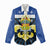 Quebec Canada Province Women Casual Shirt Fleur De Lis Coat Of Arms