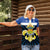 Quebec Canada Province Women Polo Shirt Fleur De Lis Coat Of Arms