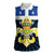 Quebec Canada Province Women Sleeveless Polo Shirt Fleur De Lis Coat Of Arms
