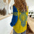 Ukraine Women Casual Shirt Gold Trident Belarus Folk Pattern - Wonder Print Shop