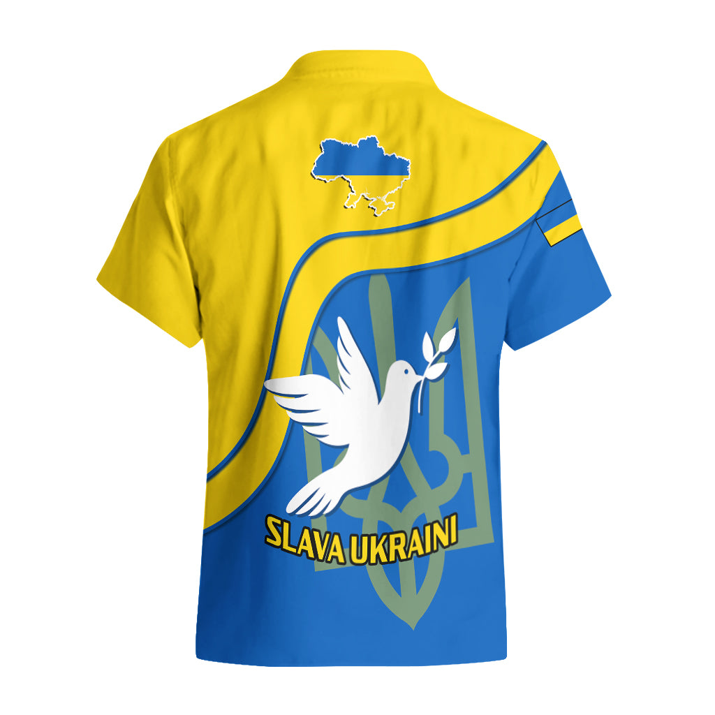 Ukraine Hawaiian Shirt Slava Ukraini Sporty Version - Wonder Print Shop