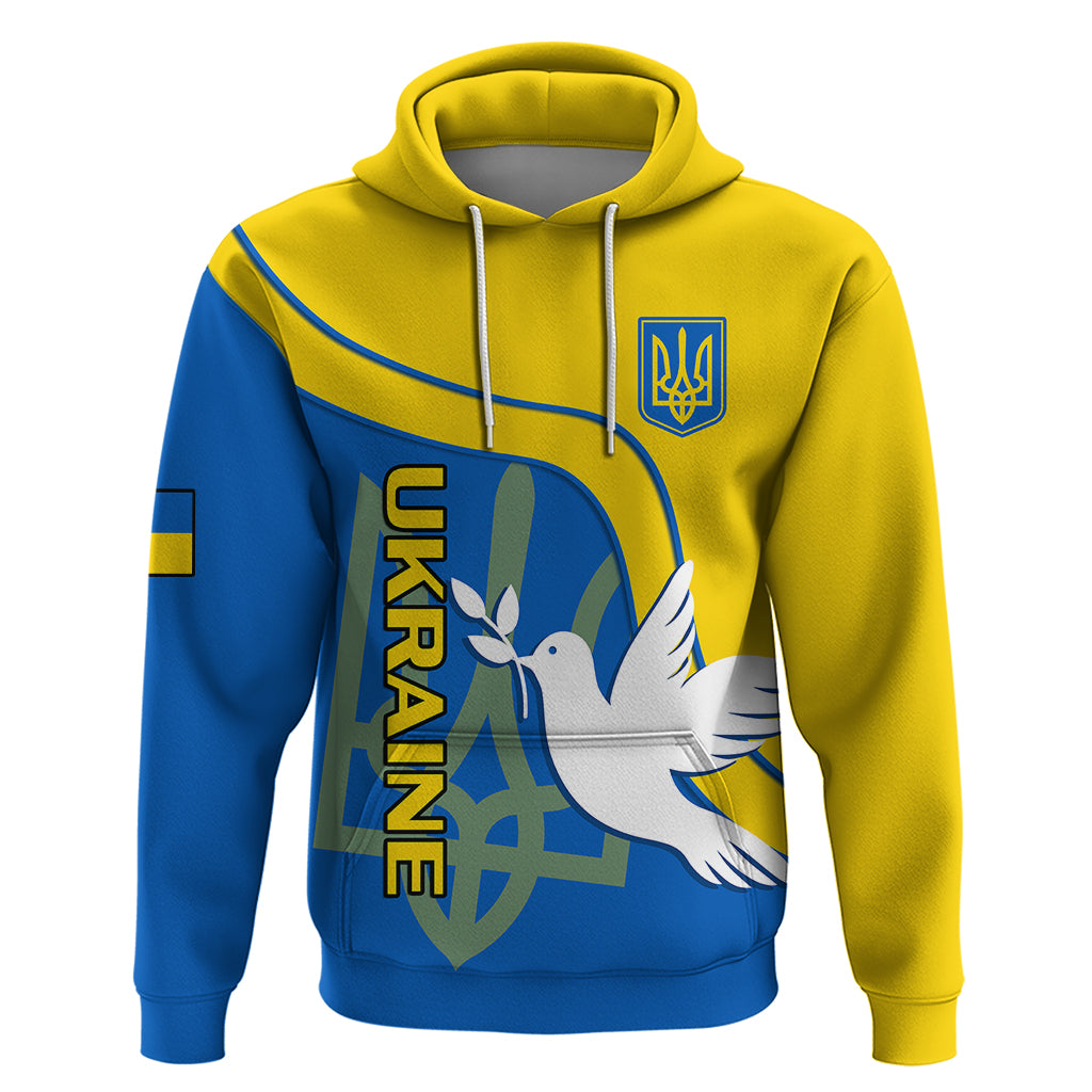 Ukraine Hoodie Slava Ukraini Sporty Version - Wonder Print Shop