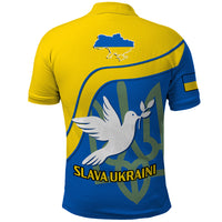 Ukraine Polo Shirt Slava Ukraini Sporty Version - Wonder Print Shop