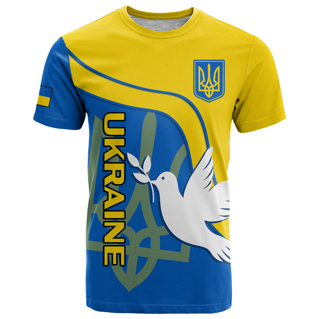 Ukraine T Shirt Slava Ukraini Sporty Version - Wonder Print Shop