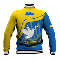 Personalised Ukraine Baseball Jacket Slava Ukraini Sporty Version - Wonder Print Shop