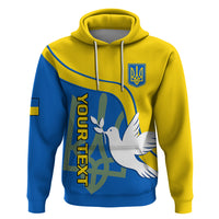 Personalised Ukraine Hoodie Slava Ukraini Sporty Version - Wonder Print Shop