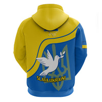 Personalised Ukraine Hoodie Slava Ukraini Sporty Version - Wonder Print Shop