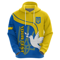 Personalised Ukraine Hoodie Slava Ukraini Sporty Version - Wonder Print Shop
