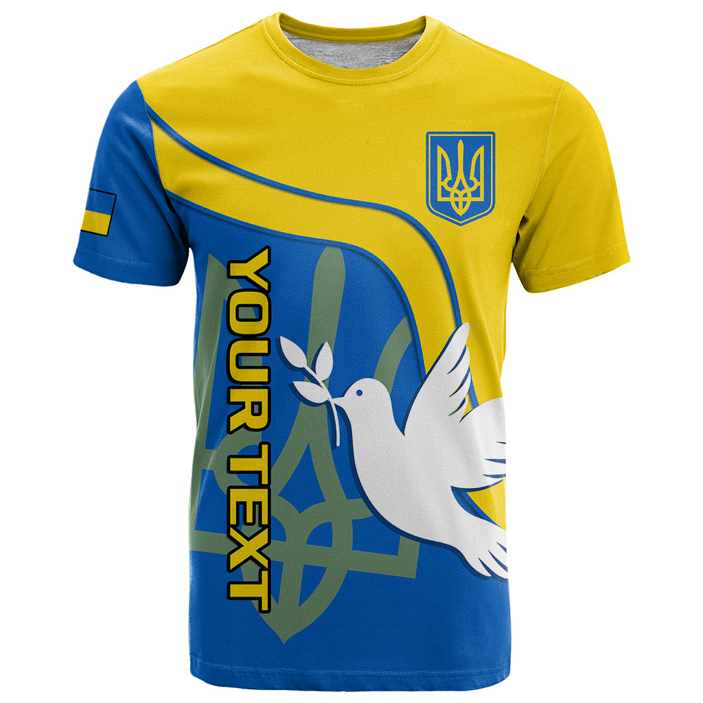 Personalised Ukraine T Shirt Slava Ukraini Sporty Version - Wonder Print Shop