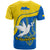 Personalised Ukraine T Shirt Slava Ukraini Sporty Version - Wonder Print Shop