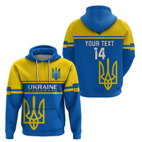 Personalised Ukraine Football Hoodie Come On Ukraina - Wonder Print Shop