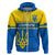 Personalised Ukraine Football Hoodie Come On Ukraina - Wonder Print Shop
