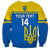 Personalised Ukraine Football Sweatshirt Come On Ukraina - Wonder Print Shop