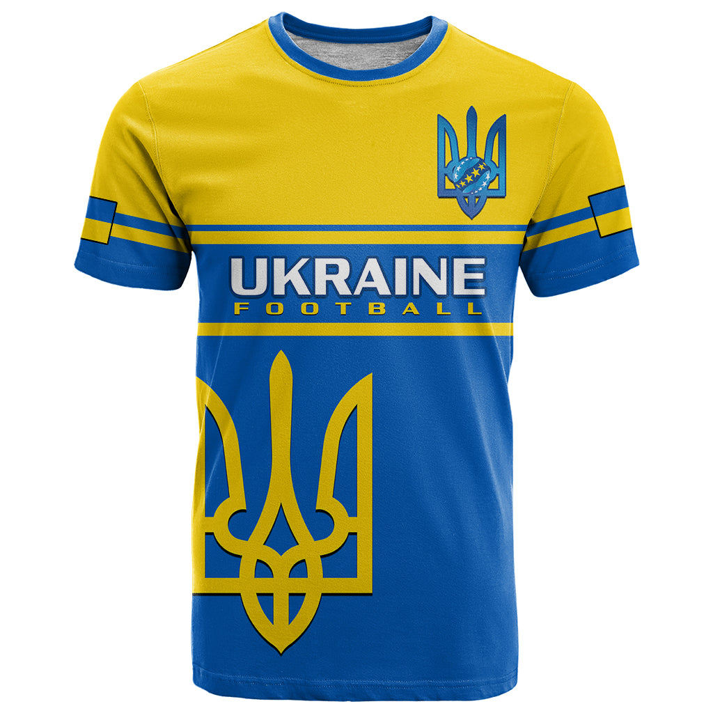 Personalised Ukraine Football T Shirt Come On Ukraina - Wonder Print Shop
