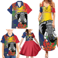 Chad Independence Day Family Matching Summer Maxi Dress and Hawaiian Shirt Happy 64 Years Of Independence - Wonder Print Shop