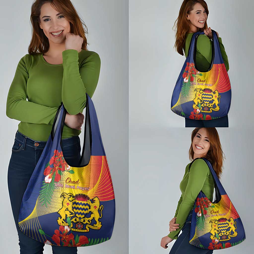Chad Independence Day Grocery Bag Happy 64 Years Of Independence
