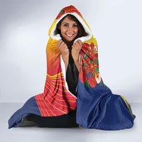Chad Independence Day Hooded Blanket Happy 64 Years Of Independence