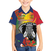 Chad Independence Day Kid Hawaiian Shirt Happy 64 Years Of Independence - Wonder Print Shop