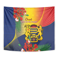 Chad Independence Day Tapestry Happy 64 Years Of Independence - Wonder Print Shop