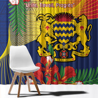 Chad Independence Day Window Curtain Happy 64 Years Of Independence - Wonder Print Shop
