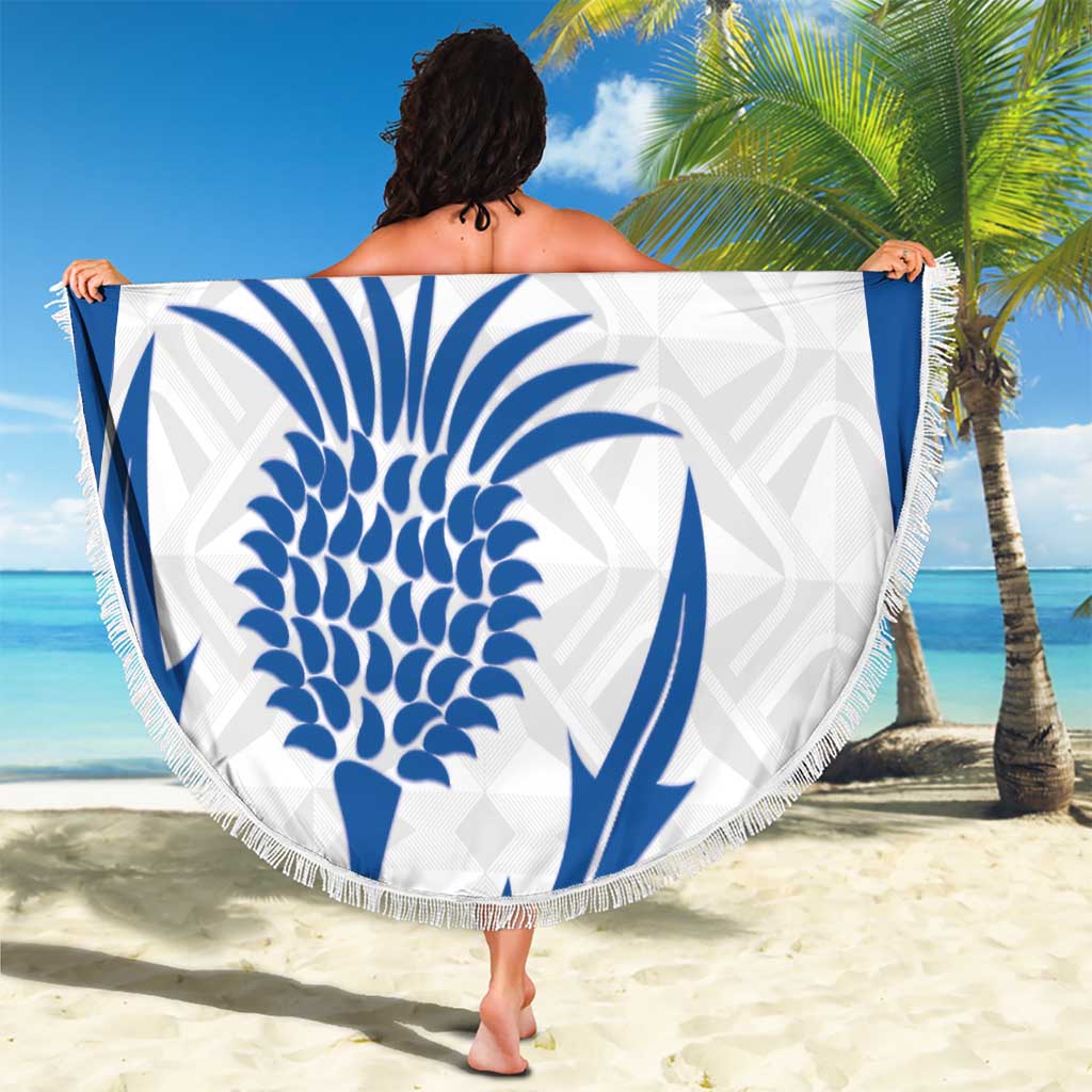 Scotland Rugby 2025 Custom Beach Blanket Come On Thistle