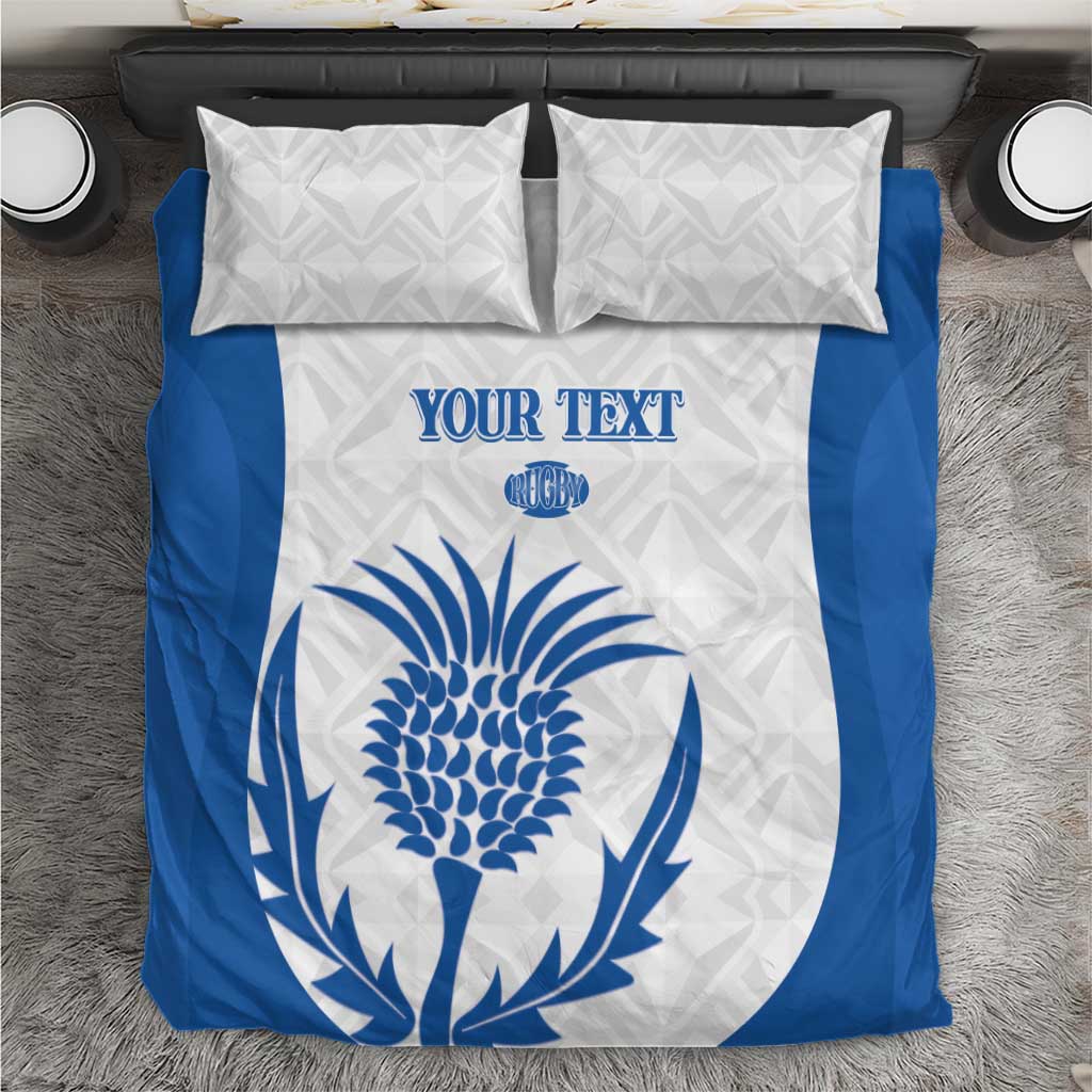 Scotland Rugby 2025 Custom Bedding Set Come On Thistle