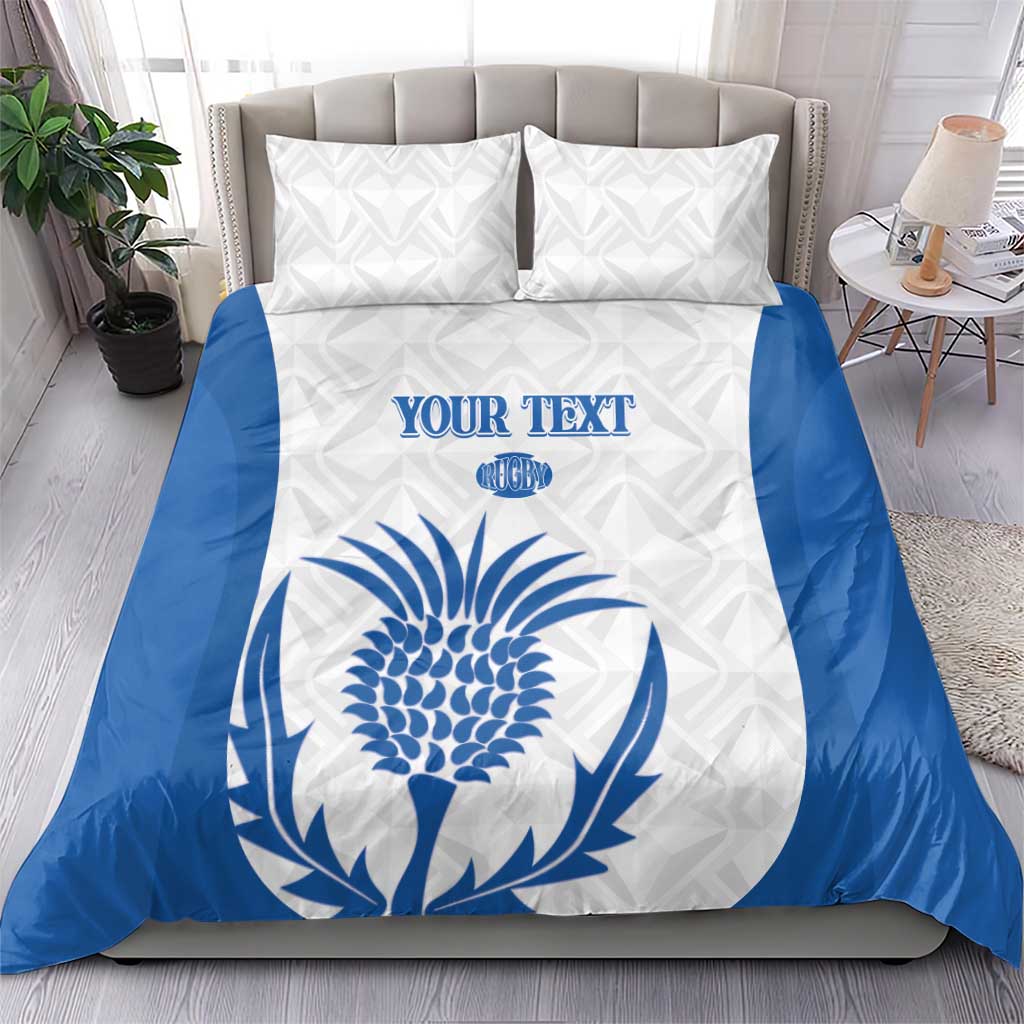 Scotland Rugby 2025 Custom Bedding Set Come On Thistle