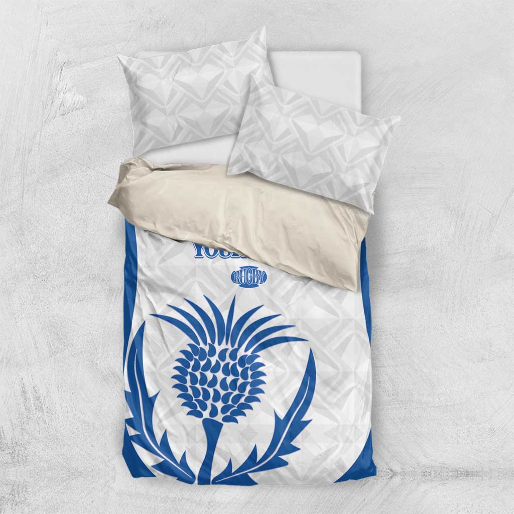 Scotland Rugby 2025 Custom Bedding Set Come On Thistle