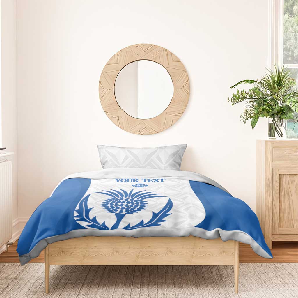 Scotland Rugby 2025 Custom Bedding Set Come On Thistle