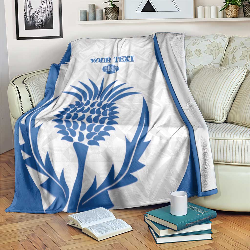 Scotland Rugby 2025 Custom Blanket Come On Thistle