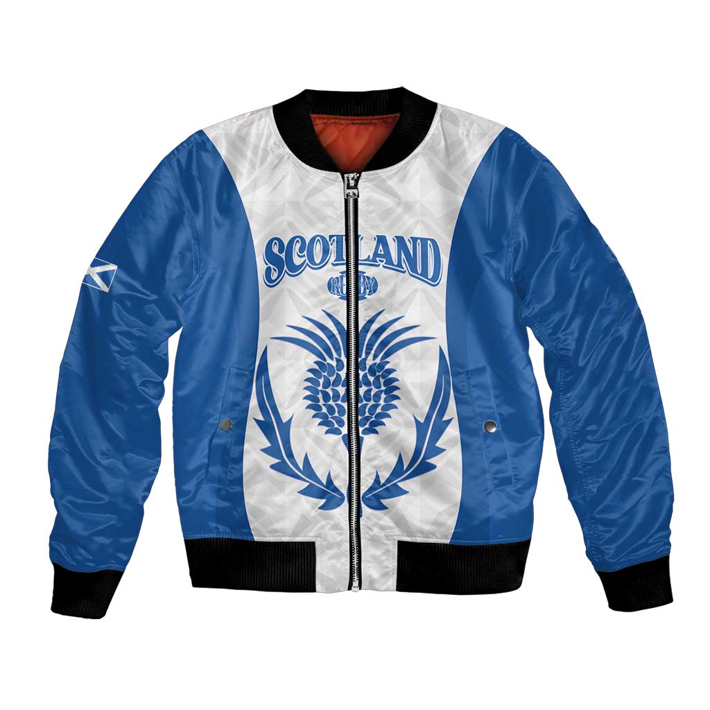 Scotland Rugby 2025 Custom Bomber Jacket Come On Thistle